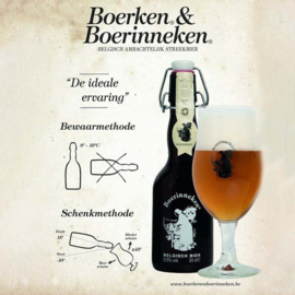 Boerken Boerinneken Belgisch Bier Blond