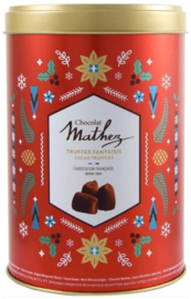 Mathez Blik Chocolade Truffels Naturel Rood