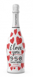 Santero Love Spumante Bianco extra Dry Grote fles