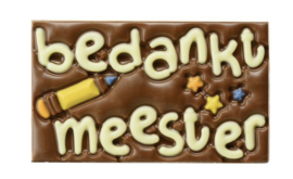 Tablet Meester Bedankt Callebaut Chocolade