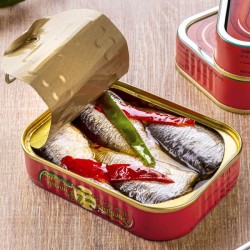La Belle-Iloise Sardines 2 Pepers, Olijfolie en Citroen