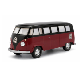Volkswagen Combi Donkerrood  (vul zelf met 6 stuks Cannoli)