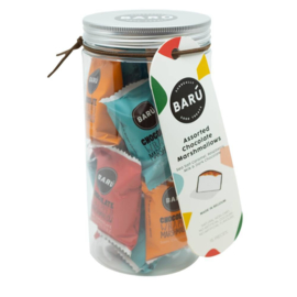 Baru Chocolate Marshmallows Assorted Flavours In Gift Jar