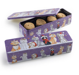 Farmhouse - Christmas Cat - Blik met Gemberkoekjes