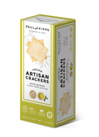 Paul en Pippa Vegan Crackers Quinoa Olijfolie
