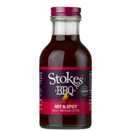 *Stokes Stokes BBQ Saus Hot & Spicy