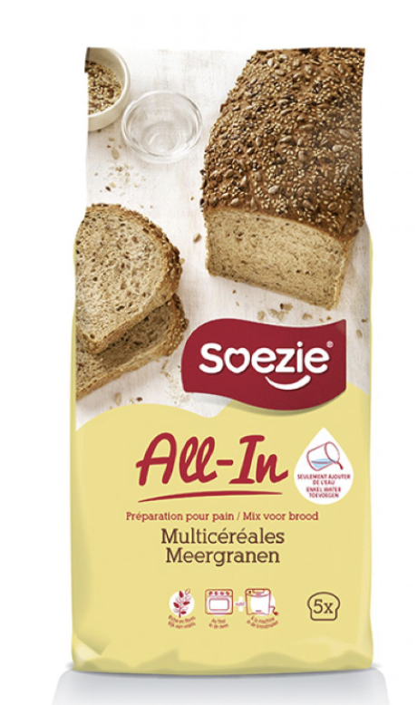Soezie all-in voor Meergranenbrood  2.5 kg