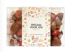 Valentijns hartjes assorti Transparante box