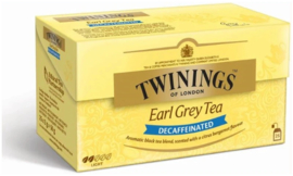 Twinings Thee Earl Grey Decaf 25 st. (zwart)