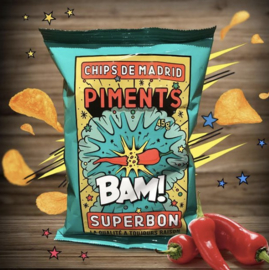 Superbon Chips Rode Peper 135 gram