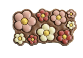Bloemen Tablet Melk Callebaut Chocolade