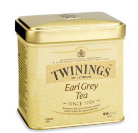 Twinings Thee Los in Blik Earl Grey 200 gram