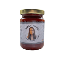 Sambalmeisje Sambal gemalen Pepers Naturel