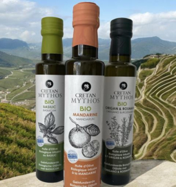 Cretan Mythos Griekse BIO Olijfolie met Basilicum