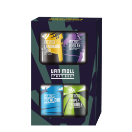 Giftbox Core Range van Moll in Blik (4 x 33 cl.)