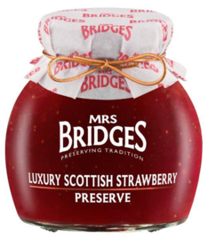 Mrs Bridges Luxe Aardbeien Jam 60% fruit