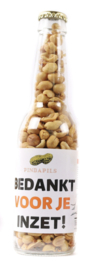 PindaPils Bedankt voor je Inzet Gezouten Pinda's (1 flesje)
