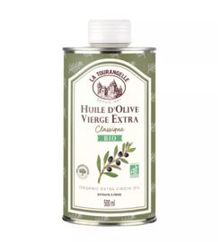 La Tourangelle Biologische Extra Vergine Olijfolie 500 ml.