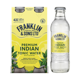 Franklin & Sons Premium Indian Tonic 4x20cl.