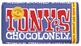 Tony's Chocolonely Donkere Melk Pretzel Toffee