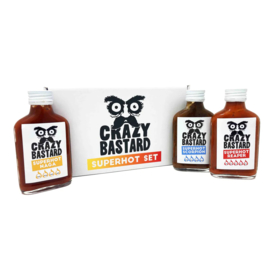 Crazy Bastard HOT Trio Sauce Set