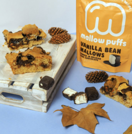Baru Vanille Marshmallows in Belgische Donkere Chocolade