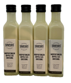 4 flesjes Mopertingen Appeltjes Dressing (100% Saveurs Receptuur)