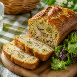 RECEPT: Lunchgerecht: Cake Salé met La Belle-Iloise Sardines Citroen en Olijven