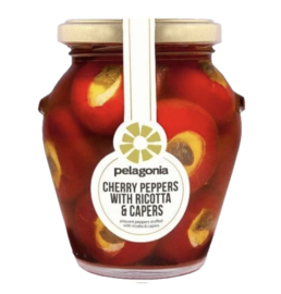 Pelagonia cherry peppers met  ricotta & capers