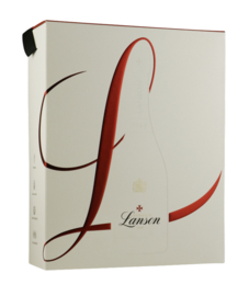 Champagne Lanson Le Black Creation Brut in + 2 glazen (12,5%)