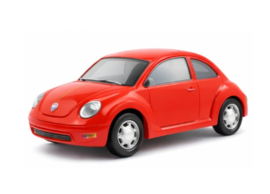 Volkswagen New Beetle Rood (vul zelf met 6 stuks Cannoli)