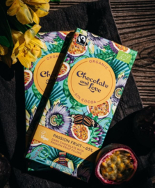 BIO Chocolate and Love Donkere Chocolade met Passiefruit 65%