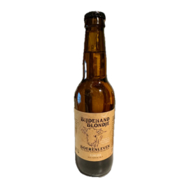 Boerenleven Bijdehand blondje blond bier 33 cl.