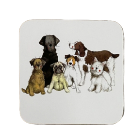 Alex Clark Onderzetter Dogs Together Honden (PER STUK)