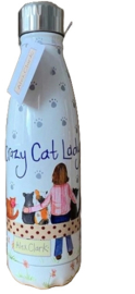 Alex Clark Thermosfles Crazy Cat Lady (Katten)