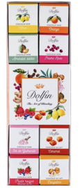 Dolfin Chocolade Vierkantjes Gemengd 24 st