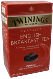 Twinings Thee los in karton English Breakfast 100 gram