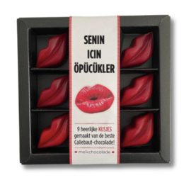 Kusjes Senin Icin Öpücükler (Melk Callebaut Chocolade)