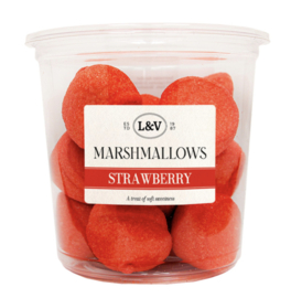 Snoeppot Marshmallow Rood
