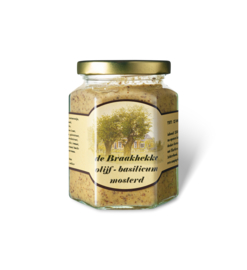 Braakhekke Mosterd Olijf-Basilicum 250 gram