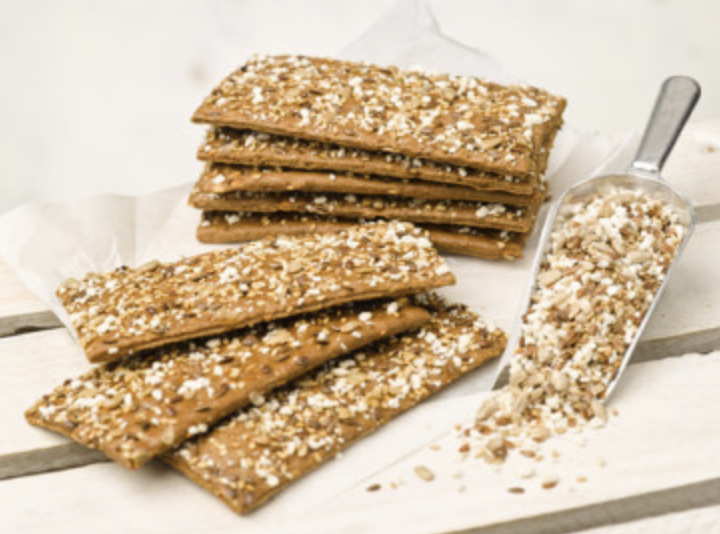 Donkermeergranen Crackers 8 stuks  (Online breuk is eigen risico)