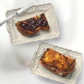 Panettone Amarena Kerst Sliced (Portie 70 gram)