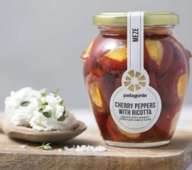 Pelagonia Cherry Peppers met Hummus