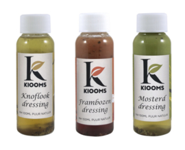 Probeer pakketje Kiooms Dressings 3x100 ml (3 losse flesjes)