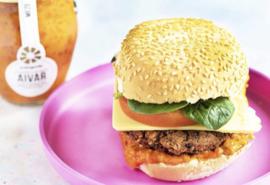 RECEPT:Bonen Burger met Red Pepper Relisch van Petagonia