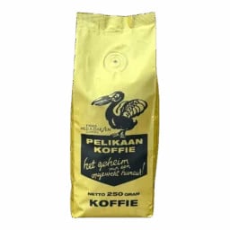 De Pelikaan Koffie Espresso Arabica MEDIUM Bonen 250 gram