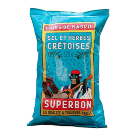 *Superbon Chips Cretan Herb 135 gram