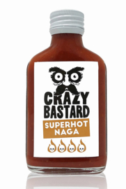 Crazy Bastard SUPERHOT Naga Chili Pepper Sauce (Ghost)