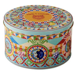 Luxe Italiaans Cannoli blik LEEG (Er passen ongeveer 15 stuks in)