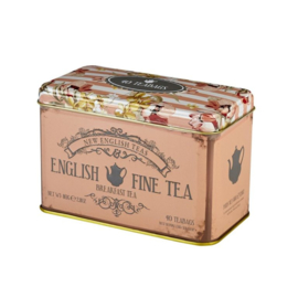 New English Tea Grey Fine Tea 40 zakjes in blikje